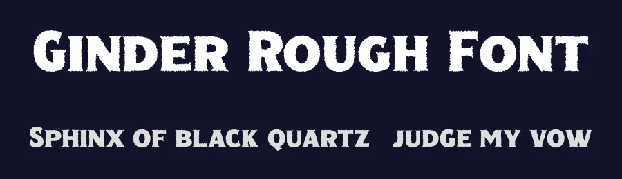 Ginder Rough Font by craftsupplyco — Display Font — thumbnail 2