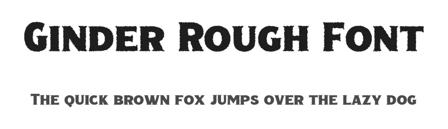 Ginder Rough Font by craftsupplyco — Display Font