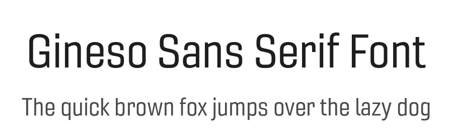 Gineso Sans Serif Font by insigne — Sans Serif Font