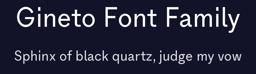 Gineto Font Family by R-Typography — Sans Serif Font — thumbnail 2