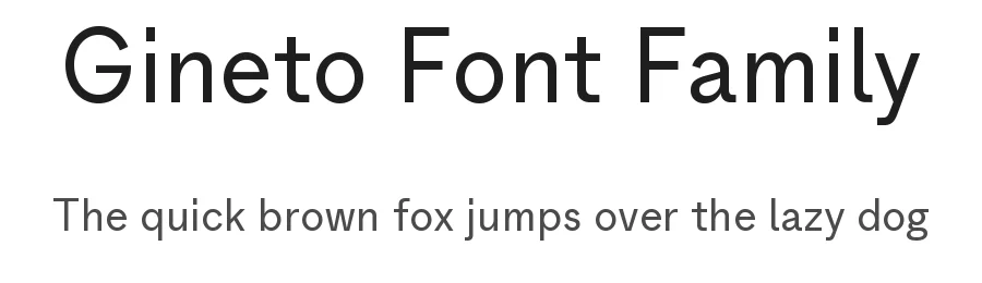 Gineto Font Family by R-Typography — Sans Serif Font