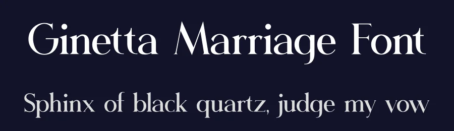 Ginetta Marriage Font by UICreative — Serif Font — thumbnail 2