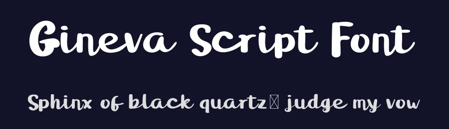 Gineva Script Font by twinletter — Script Handwritten Font — thumbnail 2