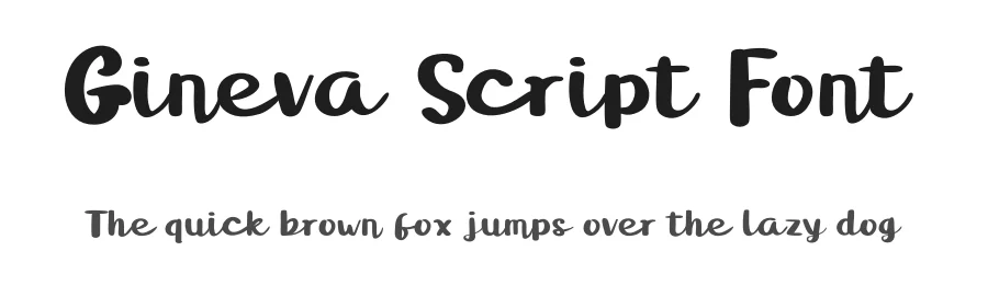Gineva Script Font by twinletter — Script Handwritten Font