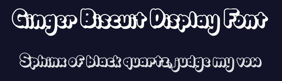 Ginger Biscuit Display Font by Attype-Studio — Display Font — thumbnail 2