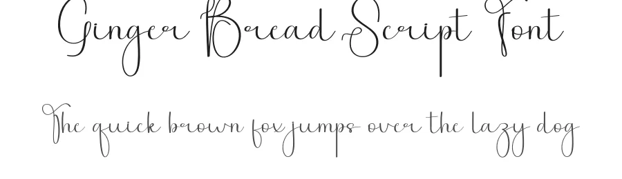 Ginger Bread Script Font by andikastudio — Script Handwritten Font
