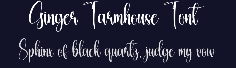 Ginger Farmhouse Font by creativeletter — Script Handwritten Font — thumbnail 2
