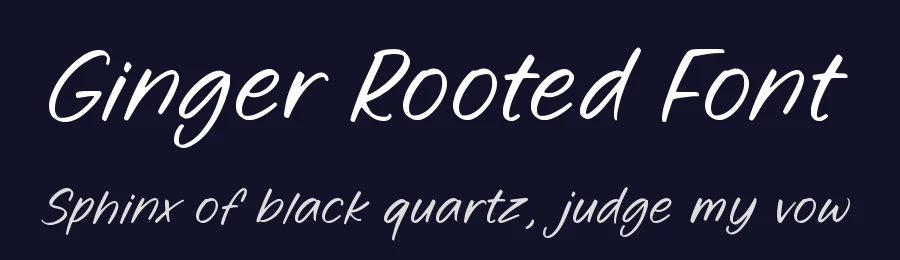 Ginger Rooted Font by balpirick — Script Handwritten Font — thumbnail 2