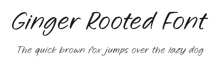 Ginger Rooted Font by balpirick — Script Handwritten Font