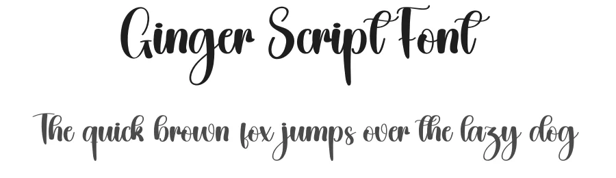 Ginger Script Font by creativeletter — Script Handwritten Font