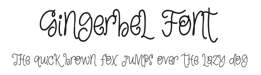 Gingerbel Font by qwrtype — Decorative Font