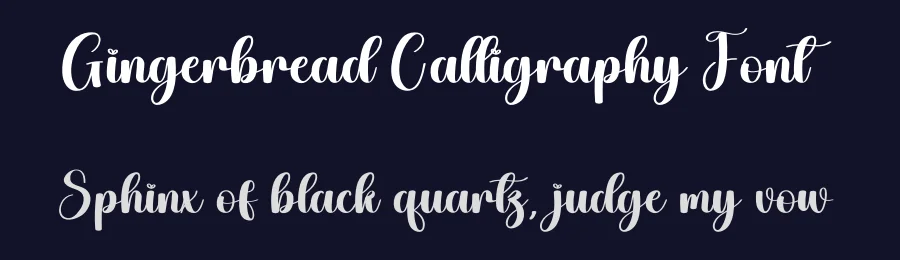 Gingerbread Calligraphy Font by andikastudio — Script Handwritten Font — thumbnail 2