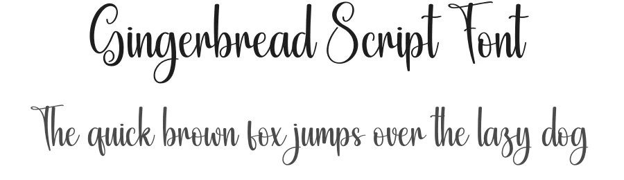 Gingerbread Script Font by creativeletter — Script Handwritten Font