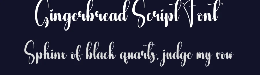 Gingerbread Script Font by creativeletter — Script Handwritten Font — thumbnail 2