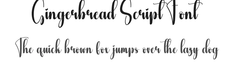 Gingerbread Script Font by creativeletter — Script Handwritten Font