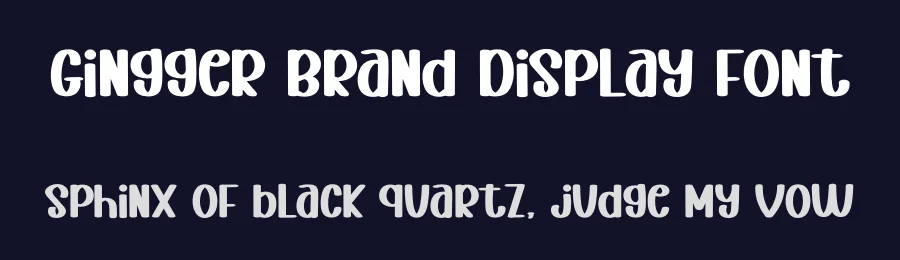 Gingger Brand Display Font by inermediaSTUDIO — Display Font — thumbnail 2