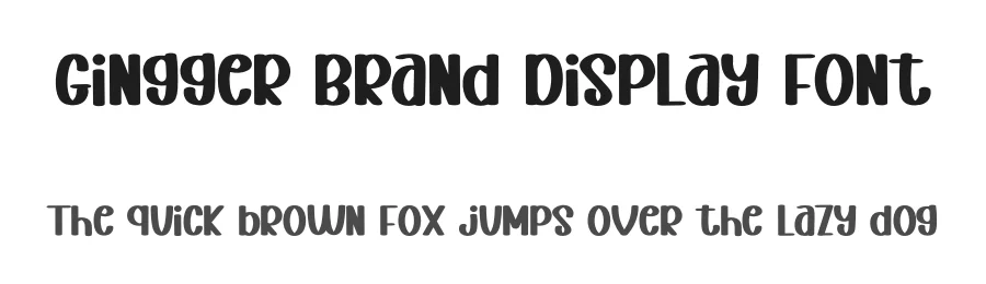 Gingger Brand Display Font by inermediaSTUDIO — Display Font