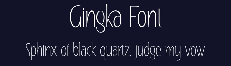 Gingka Font by Sensatype Studio — Sans Serif Font — thumbnail 2