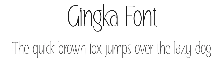 Gingka Font by Sensatype Studio โ Sans Serif Font