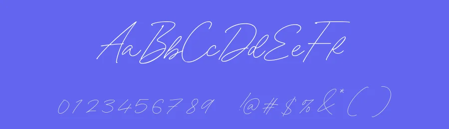 Gingle Snowland Monoline Signature Font by balpirick — Decorative Font — thumbnail 3