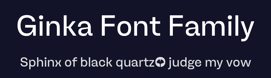 Ginka Font Family by Lift Type — Decorative Font — thumbnail 2