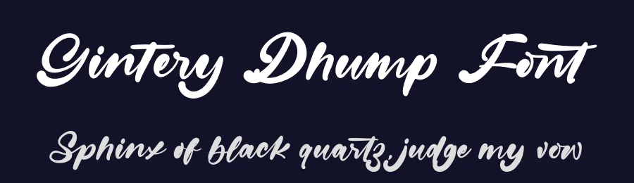 Gintery Dhump Font by stylishtype.co — Script Handwritten Font — thumbnail 2