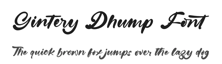 Gintery Dhump Font by stylishtype.co — Script Handwritten Font