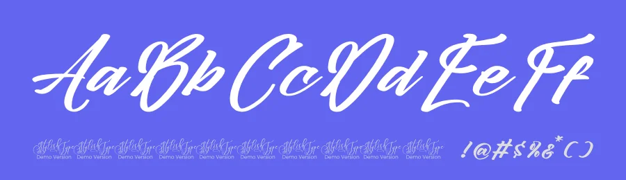 Ginthyr – Bold Calligraphy Font by stylishtype.co — Script Handwritten Font — thumbnail 3