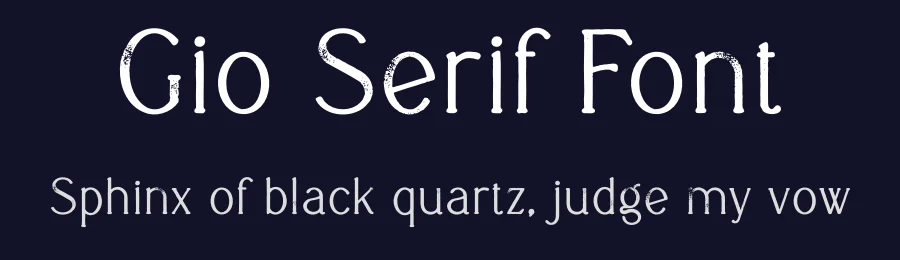 Gio Serif Font by vpcreativeshop — Serif Font — thumbnail 2