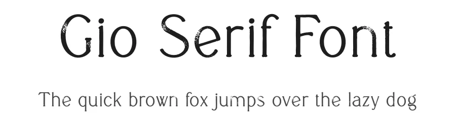 Gio Serif Font by vpcreativeshop — Serif Font