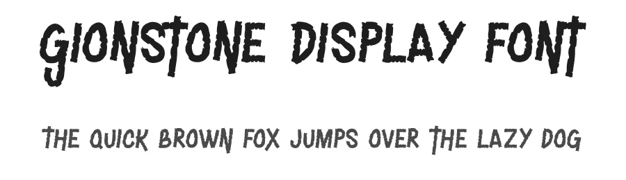 Gionstone Display Font by Maiko Hatta — Decorative Font