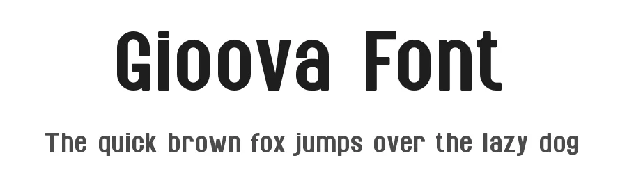 Gioova Font by SlideShoot β Script Handwritten Font