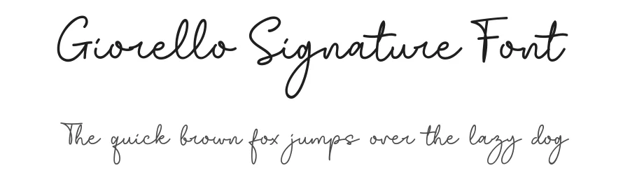 Giorello Signature Font by AllmoStudio — Script Handwritten Font