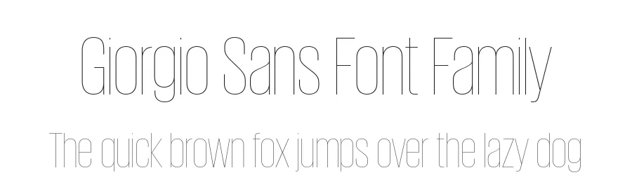 Giorgio Sans Font Family by Panos Haratzopoulos — Sans Serif Font