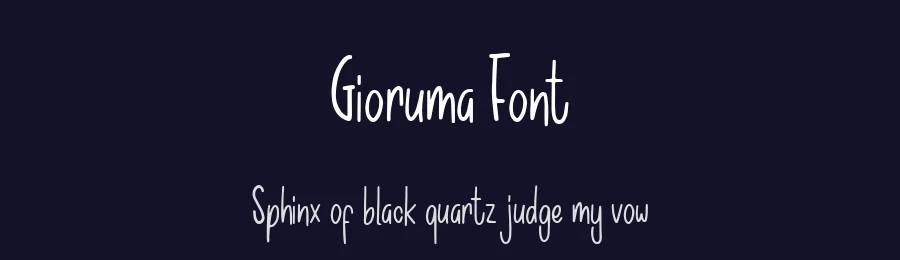 Gioruma Font by Pollux of Geminorum — Sans Serif Font — thumbnail 2