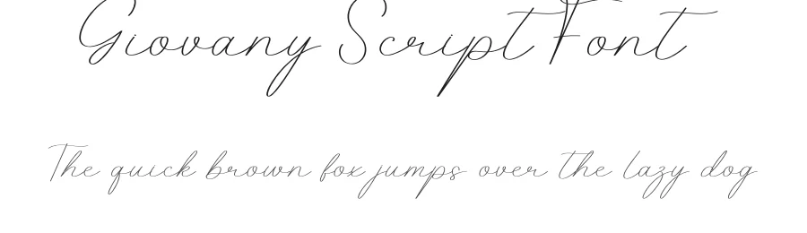 Giovany Script Font by creativeletter — Script Handwritten Font