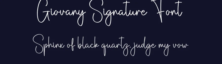 Giovany Signature Font by creativeletter — Script Handwritten Font — thumbnail 2