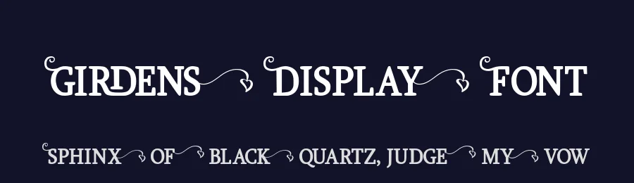 Girdens Display Font by StringLabs — Display Font — thumbnail 2