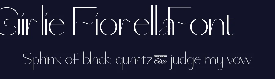 Girlie Fiorella Font by edricstudio — Display Font — thumbnail 2