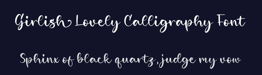 Girlish Lovely Calligraphy Font by balpirick — Script Handwritten Font — thumbnail 2