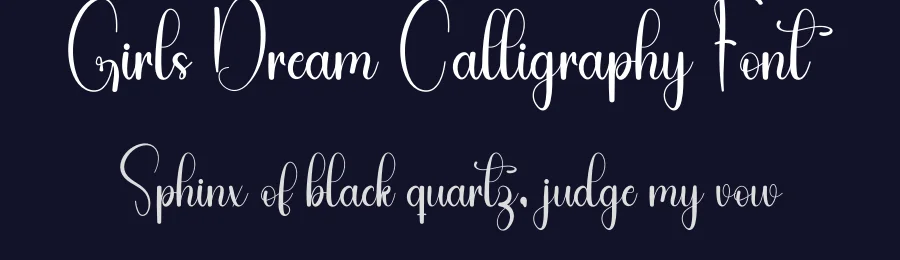 Girls Dream Calligraphy Font by freshtypeink — Script Handwritten Font — thumbnail 2