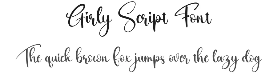 Girly Script Font by creativeletter — Script Handwritten Font