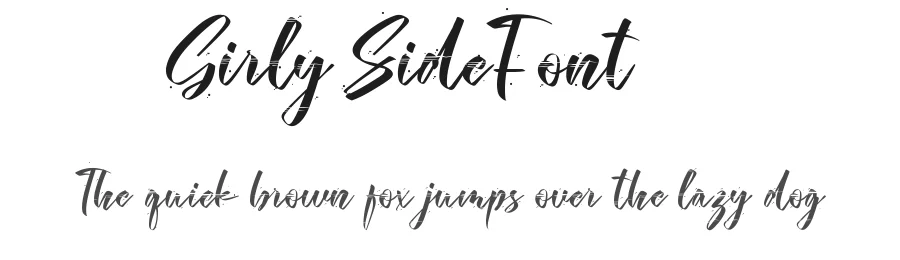 Girly Side Font by edricstudio — Script Handwritten Font
