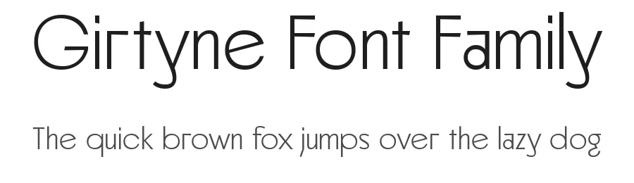 Girtyne Font Family by Prioritype Co — Sans Serif Font