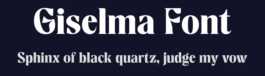 Giselma Font by Rantautype — Serif Font — thumbnail 2