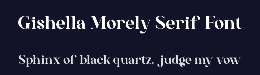 Gishella Morely Serif Font by letterenastudios — Serif Font — thumbnail 2