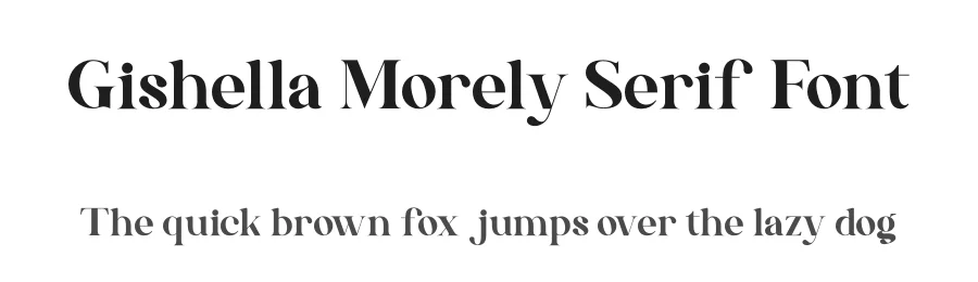 Gishella Morely Serif Font by letterenastudios — Serif Font