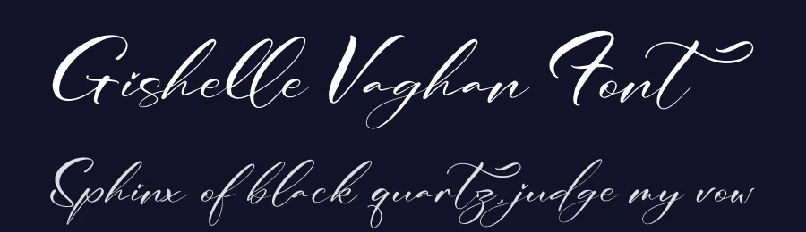 Gishelle Vaghan Font by letterfabric — Script Handwritten Font — thumbnail 2
