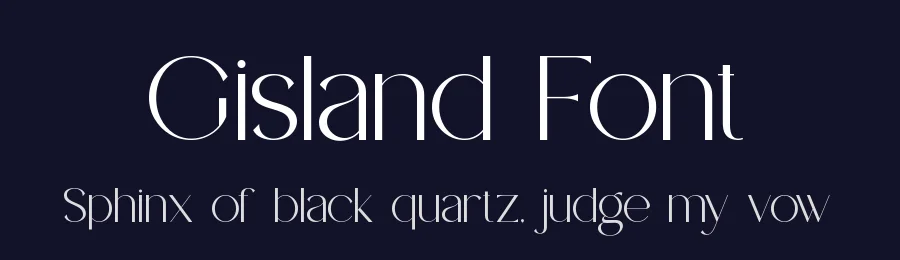 Gisland Font by SlideShoot — Serif Font — thumbnail 2
