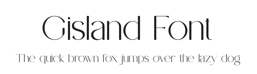 Gisland Font by SlideShoot — Serif Font